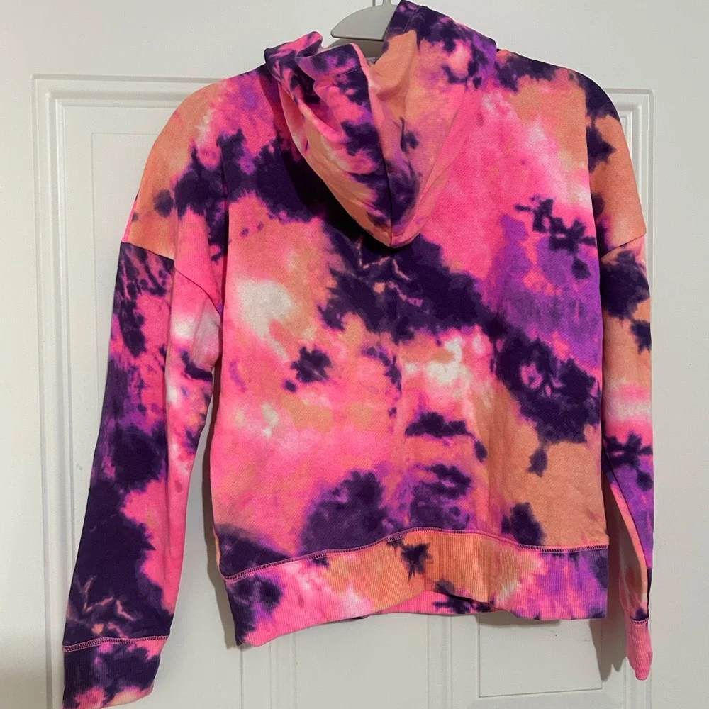 Justice Pink and Purple Tie-Dye Hoodie